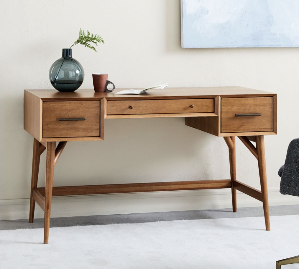 West elm mid-century desk